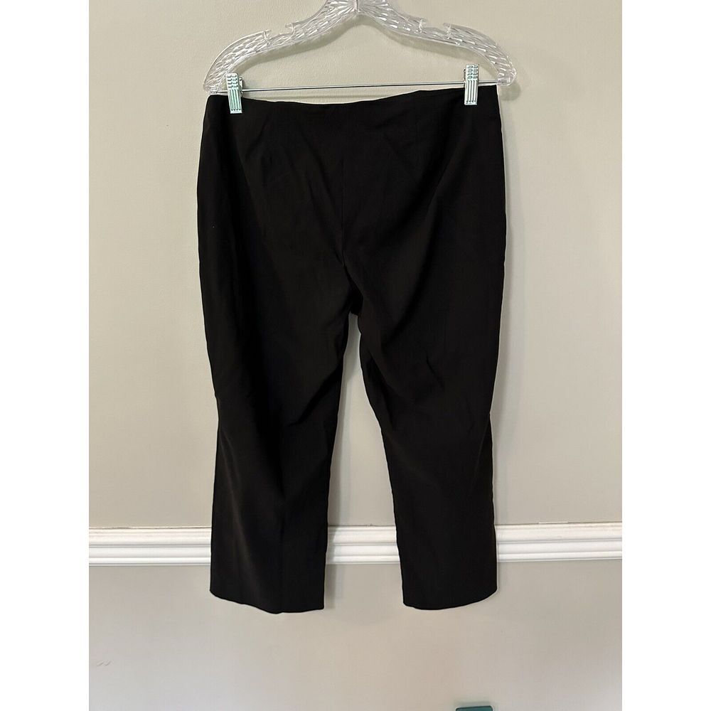 Vintage Women's Inc Stretch Embroidered Black Pants Skinny‎ Cropped Size 10P - Picture 8 of 8
